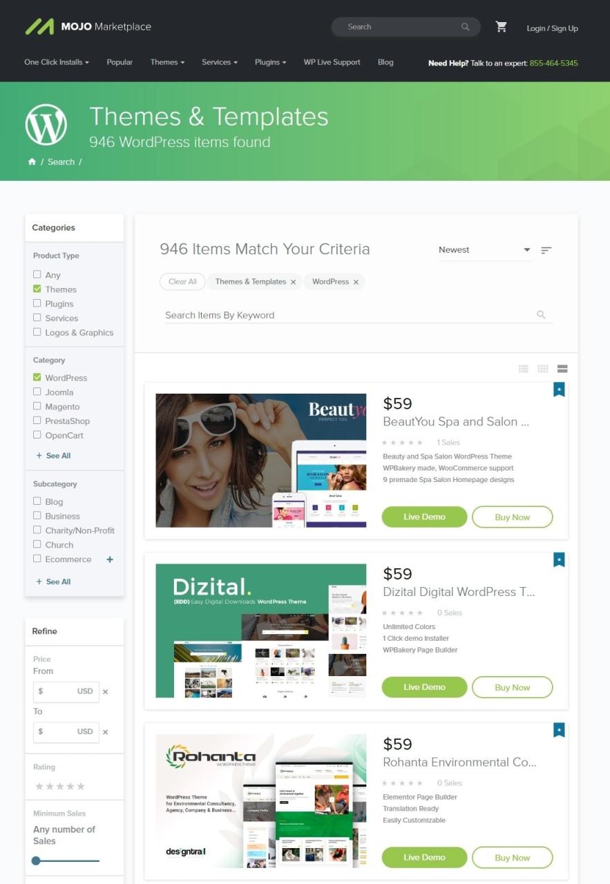 5 个顶级 WordPress 主题市场-image4
